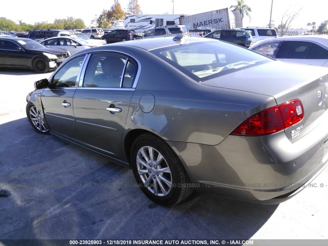 1G4HC5EM4AU105598 - 2010 BUICK LUCERNE CXL SILVER photo 3