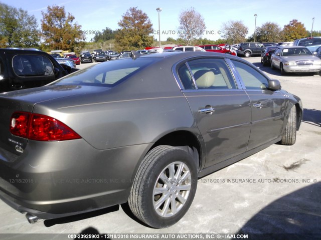 1G4HC5EM4AU105598 - 2010 BUICK LUCERNE CXL SILVER photo 4