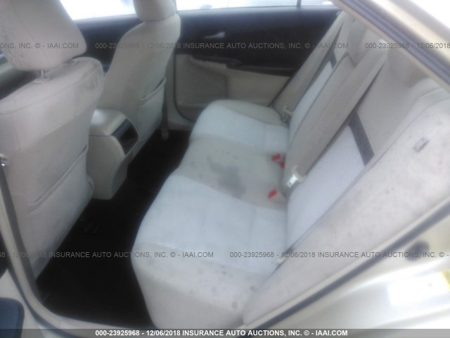 4T1BF1FKXCU187469 - 2012 TOYOTA CAMRY SE/LE/XLE 香槟色 照片 8