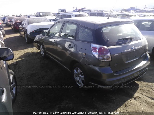 2T1KR30E17C677179 - 2007 TOYOTA COROLLA MATRIX XR GRAY photo 3