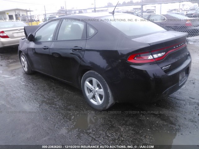 1C3CDFBBXGD555094 - 2016 DODGE DART SXT BLACK photo 3