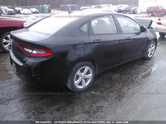 1C3CDFBBXGD555094 - 2016 DODGE DART SXT BLACK photo 4