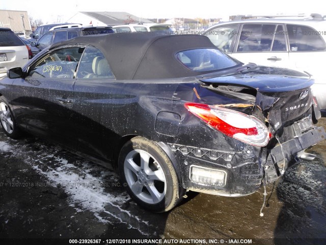 4T1FA38P27U110296 - 2007 TOYOTA CAMRY SOLARA SE/SLE შავი ფოტო 3