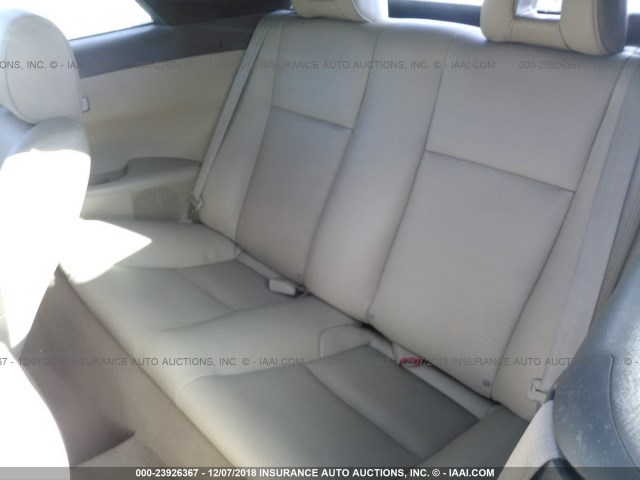 4T1FA38P27U110296 - 2007 TOYOTA CAMRY SOLARA SE/SLE შავი ფოტო 8