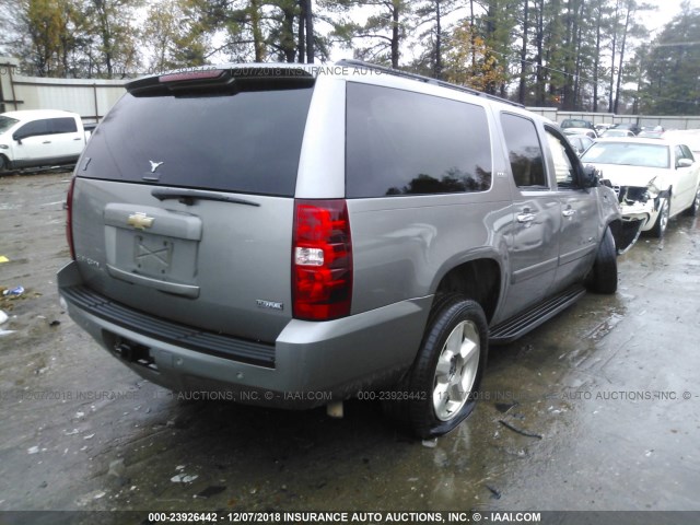 3GNFC16068G198838 - 2008 CHEVROLET SUBURBAN C1500  LS GRAY photo 4