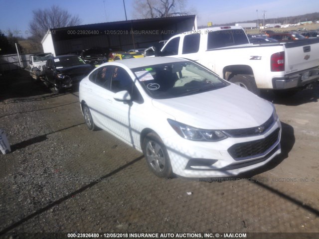 1G1BC5SM0H7239377 - 2017 CHEVROLET CRUZE LS WHITE photo 1