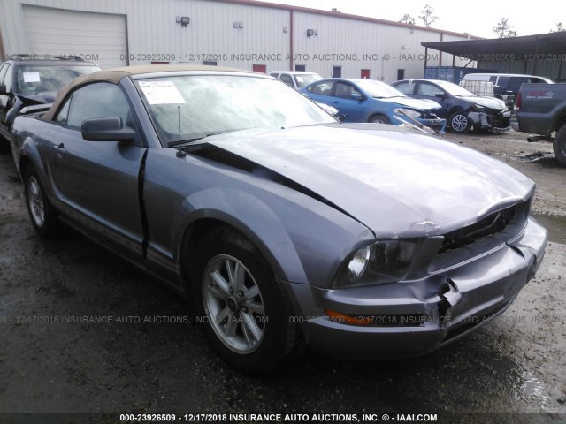 1ZVFT84N965174731 - 2006 FORD MUSTANG SILVER photo 1