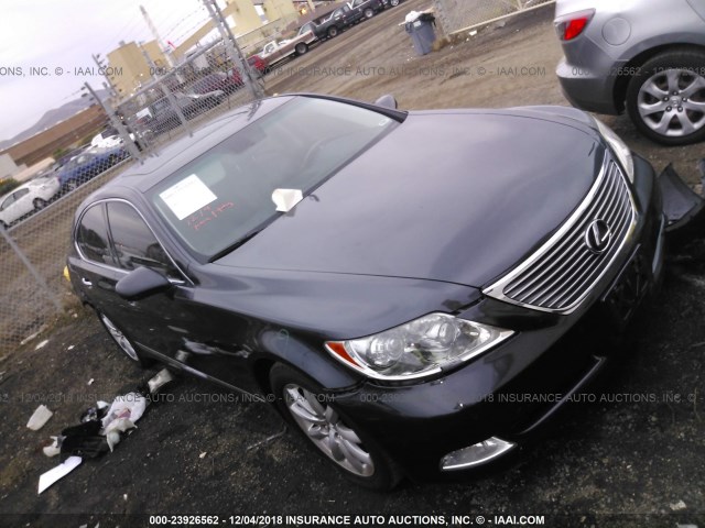 JTHBL46F095090784 - 2009 LEXUS LS 460 BLACK photo 1