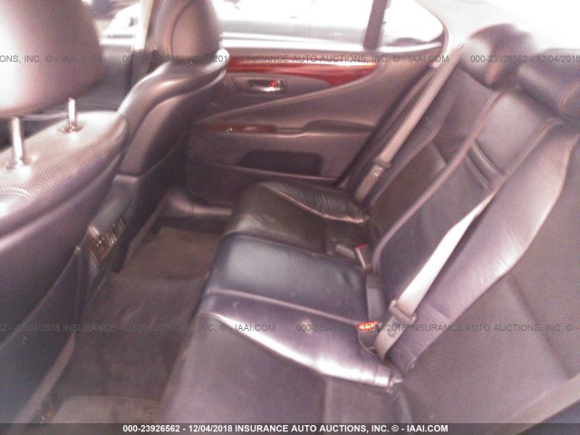 JTHBL46F095090784 - 2009 LEXUS LS 460 BLACK photo 8