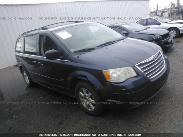 2A8HR54P38R702210 - 2008 CHRYSLER TOWN & COUNTRY TOURING BLUE photo 1