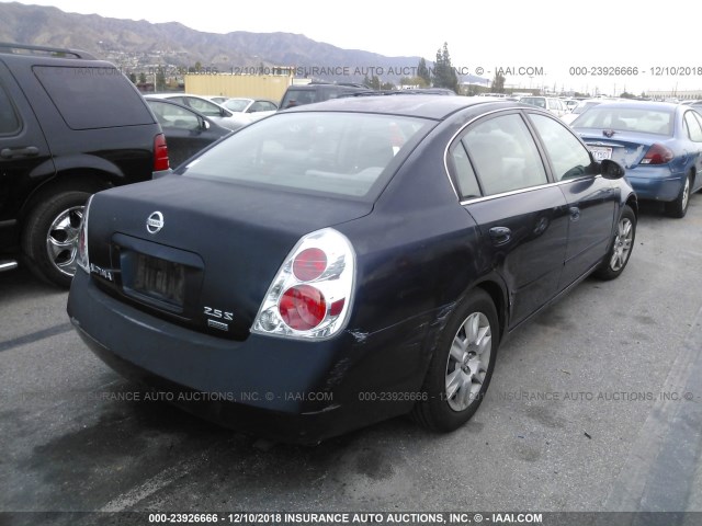 1N4AL11D96N355107 - 2006 NISSAN ALTIMA S/SL Dark Blue photo 4