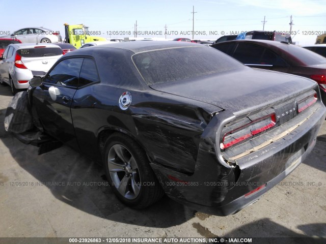 2C3CDZAGXGH101932 - 2016 DODGE CHALLENGER SXT GRAY photo 3