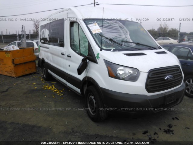 1FTYR2CG9HKA89533 - 2017 FORD TRANSIT T-250 WHITE photo 1