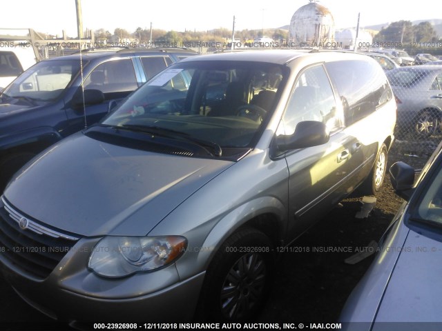 2A4GP44R77R246404 - 2007 CHRYSLER TOWN & COUNTRY LX GOLD photo 2