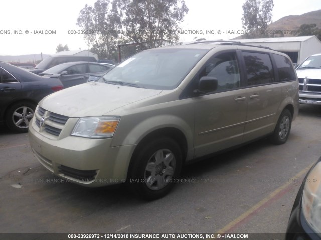 2D4RN4DE8AR488355 - 2010 DODGE GRAND CARAVAN SE GOLD photo 2