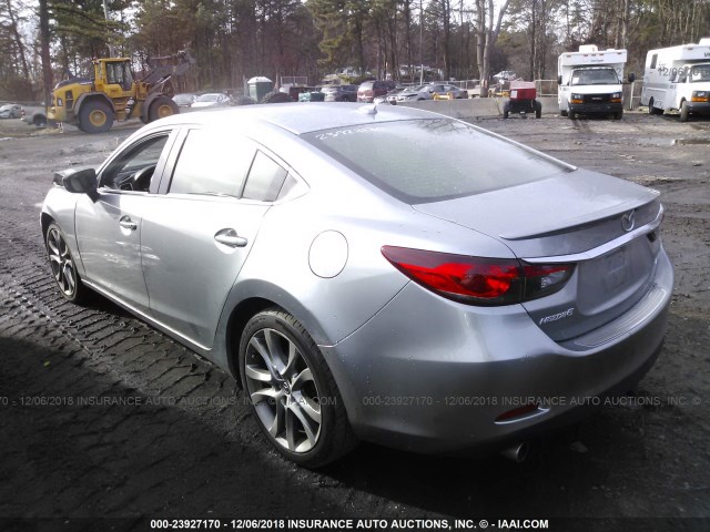 JM1GJ1W63E1128893 - 2014 MAZDA 6 GRAND TOURING GRAY photo 3