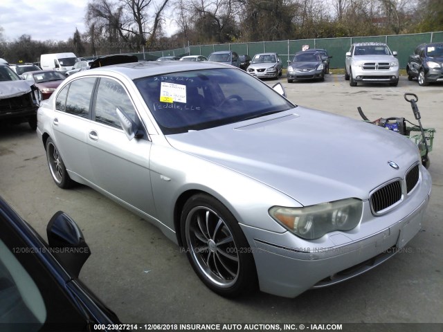 WBAGN63463DR13468 - 2003 BMW 745 LI SILVER photo 1