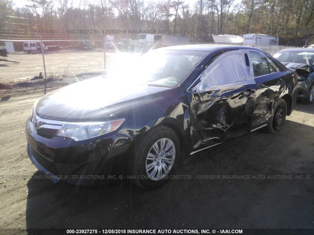 4T1BF1FK9CU132706 - 2012 TOYOTA CAMRY SE/LE/XLE BLACK photo 2