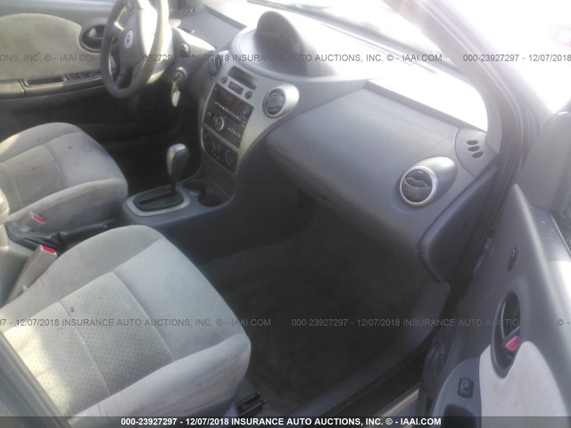 1G8AL55F77Z136440 - 2007 SATURN ION LEVEL 3 GRAY photo 5