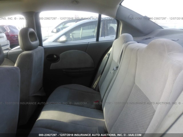 1G8AL55F77Z136440 - 2007 SATURN ION LEVEL 3 GRAY photo 8