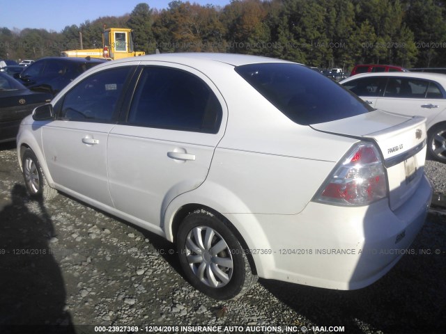 KL1TD5DE1AB074447 - 2010 CHEVROLET AVEO LS/LT Ақ фото 3
