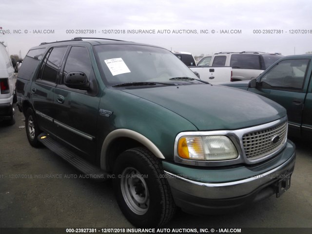 1FMRU1562YLB59591 - 2000 FORD EXPEDITION XLT GREEN photo 1