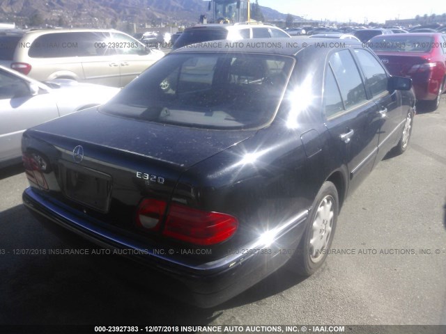 WDBJF65F2WA651568 - 1998 MERCEDES-BENZ E 320 BLACK photo 4