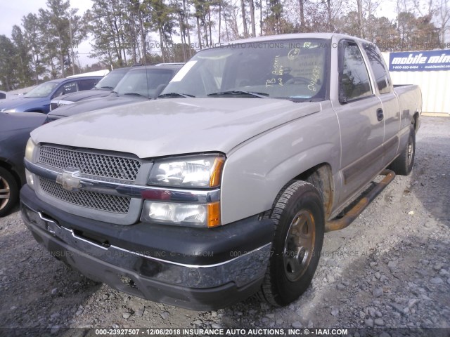 1GCEC19V74Z246689 - 2004 CHEVROLET SILVERADO C1500 SILVER photo 2