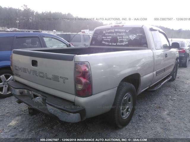 1GCEC19V74Z246689 - 2004 CHEVROLET SILVERADO C1500 SILVER photo 4