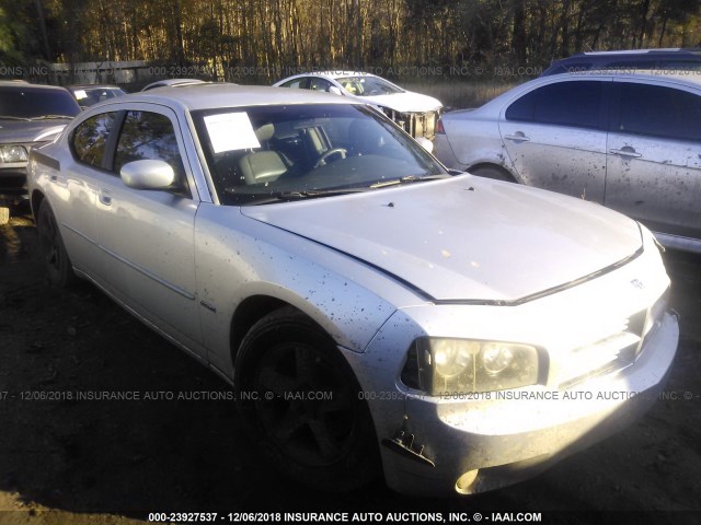 2B3KA53H56H229266 - 2006 DODGE CHARGER R/T SILVER photo 1