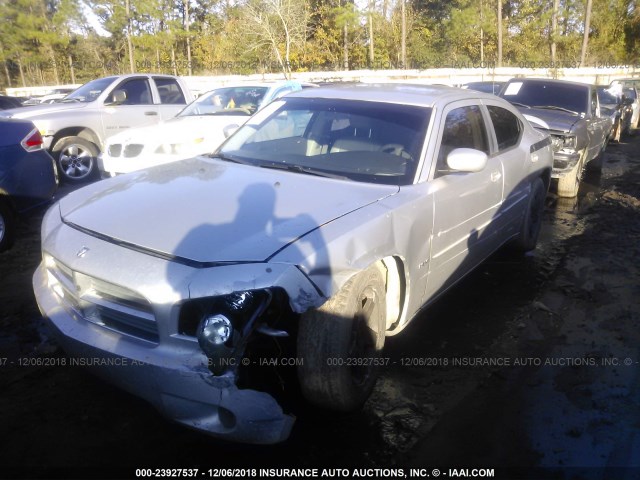 2B3KA53H56H229266 - 2006 DODGE CHARGER R/T SILVER photo 2