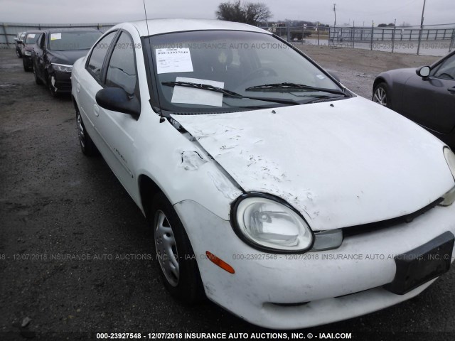 1B3ES46C2YD844460 - 2000 DODGE NEON ES WHITE photo 6