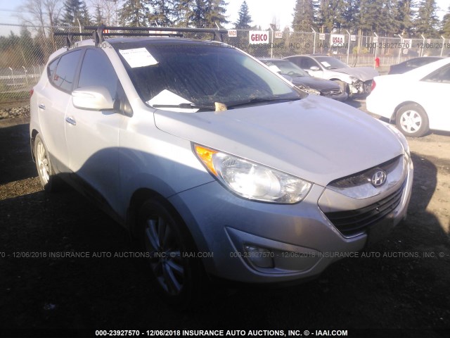 KM8JUCAC0CU403407 - 2012 HYUNDAI TUCSON GLS/LIMITED 银色 照片 1