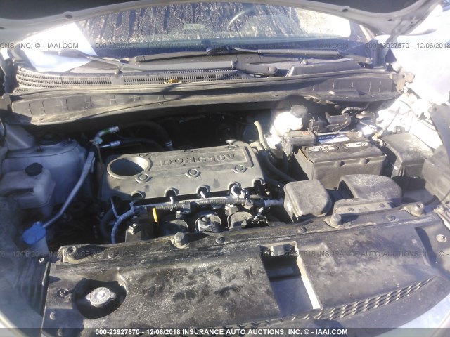 KM8JUCAC0CU403407 - 2012 HYUNDAI TUCSON GLS/LIMITED 银色 照片 10