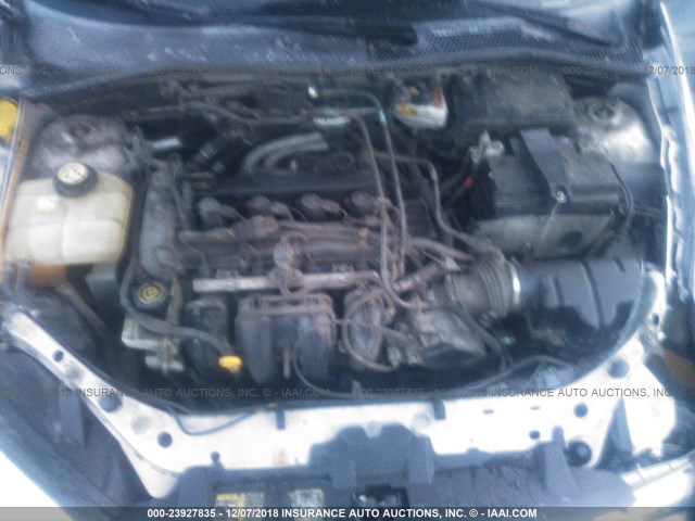 1FAFP34N77W312861 - 2007 FORD FOCUS ZX4/S/SE/SES ვერცხლისფერი ფოტო 10