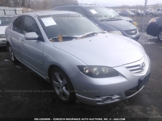 JM1BK323041157863 - 2004 MAZDA 3 S SILVER photo 1