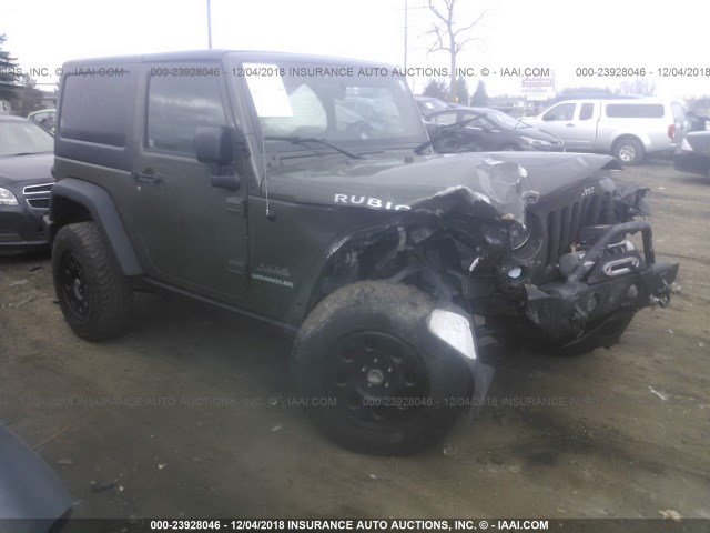 1C4BJWCG3GL103844 - 2016 JEEP WRANGLER RUBICON GREEN photo 1