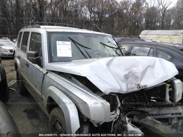 1J8HG48K96C246055 - 2006 JEEP COMMANDER Gümüş foto 1