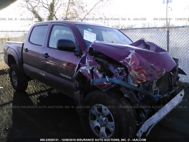 3TMLU42N06M004007 - 2006 TOYOTA TACOMA DOUBLE CAB 红色 照片 1