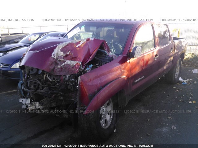 3TMLU42N06M004007 - 2006 TOYOTA TACOMA DOUBLE CAB 红色 照片 2