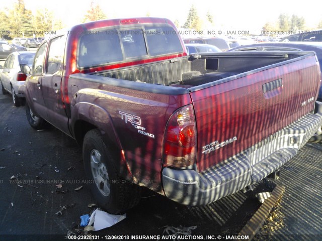 3TMLU42N06M004007 - 2006 TOYOTA TACOMA DOUBLE CAB 红色 照片 3