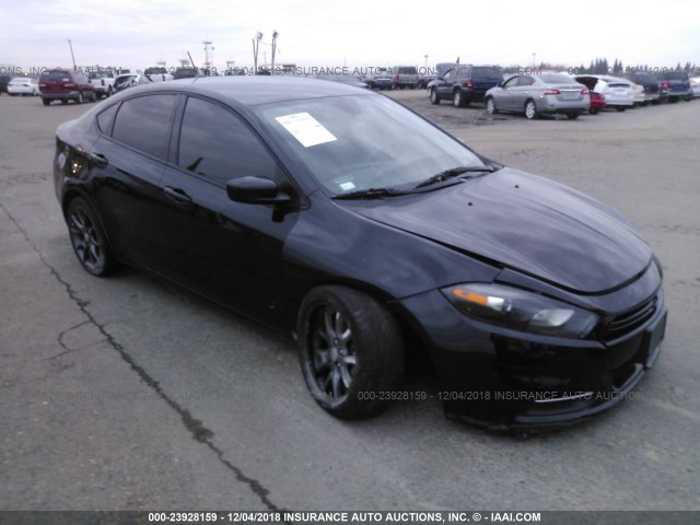 1C3CDFAA8GD529618 - 2016 DODGE DART SE BLACK photo 1