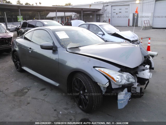 JN1CV6EK0AM101578 - 2010 INFINITI G37 SPORT GRAY photo 1