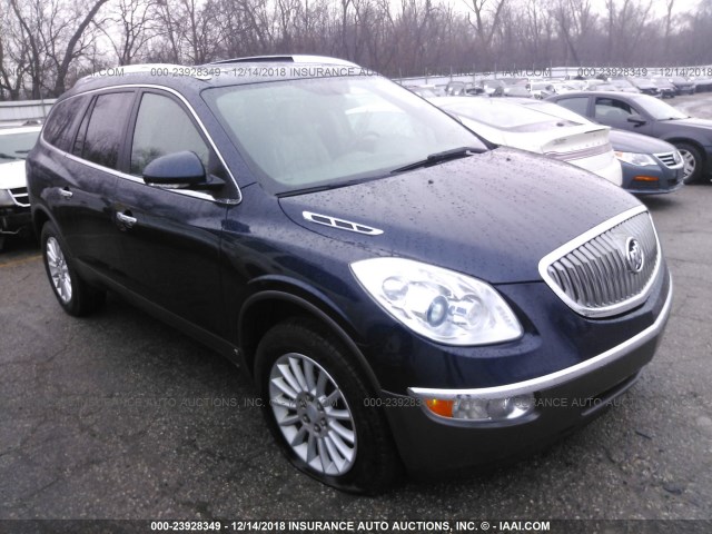 5GAEV23D19J117435 - 2009 BUICK ENCLAVE CXL BLUE photo 1