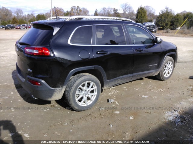 1C4PJLCX5JD604501 - 2018 JEEP CHEROKEE LATITUDE BLACK photo 4