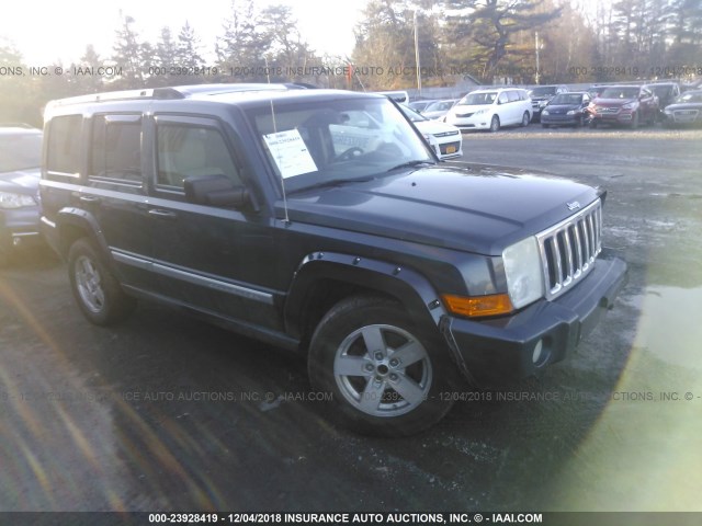 1J8HG58207C529659 - 2007 JEEP COMMANDER LIMITED BLUE photo 1