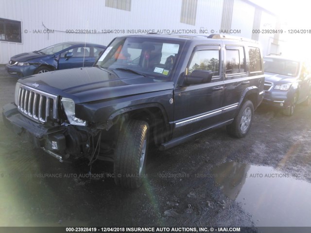 1J8HG58207C529659 - 2007 JEEP COMMANDER LIMITED BLUE photo 2