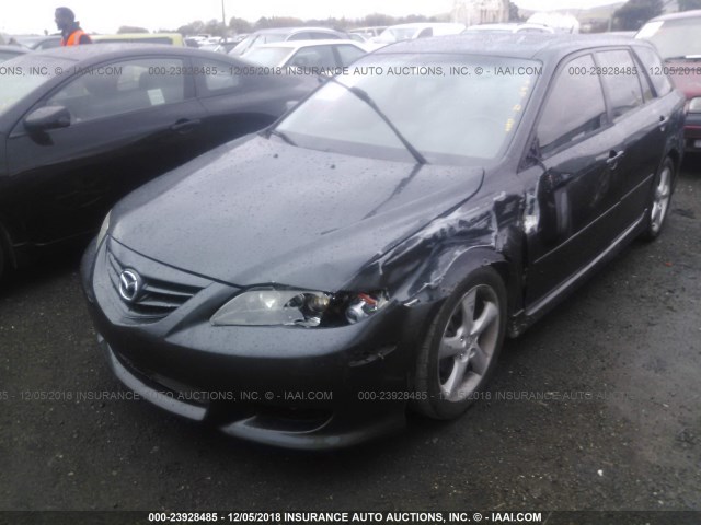 1YVHP82D845N61062 - 2004 MAZDA 6 S GRAY photo 6