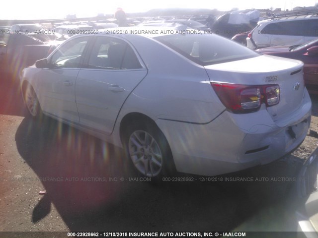 1G11C5SLXFF220048 - 2015 CHEVROLET MALIBU 1LT 白色 照片 3