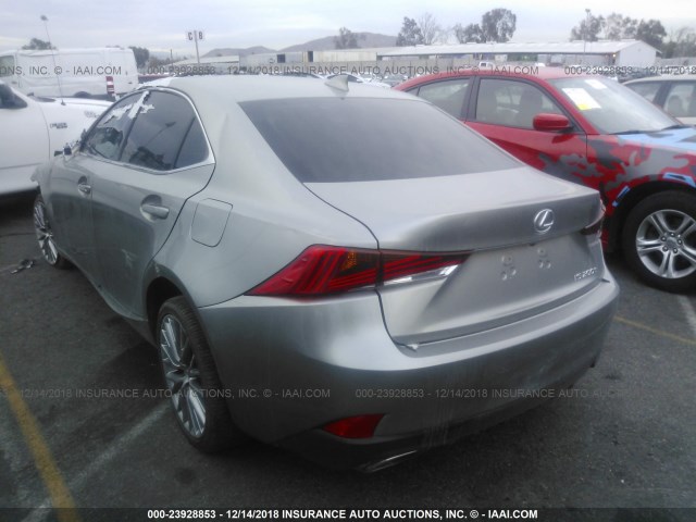 JTHBA1D29H5052764 - 2017 LEXUS IS 200T GRAY photo 3